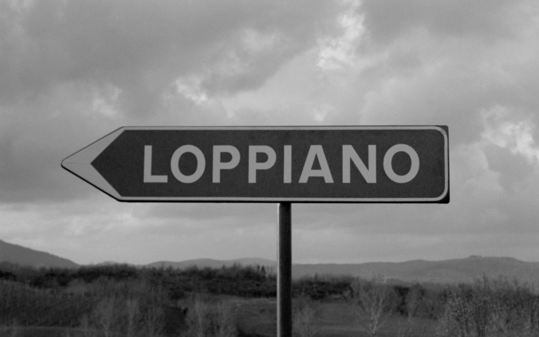 Cartello stradale Loppiano