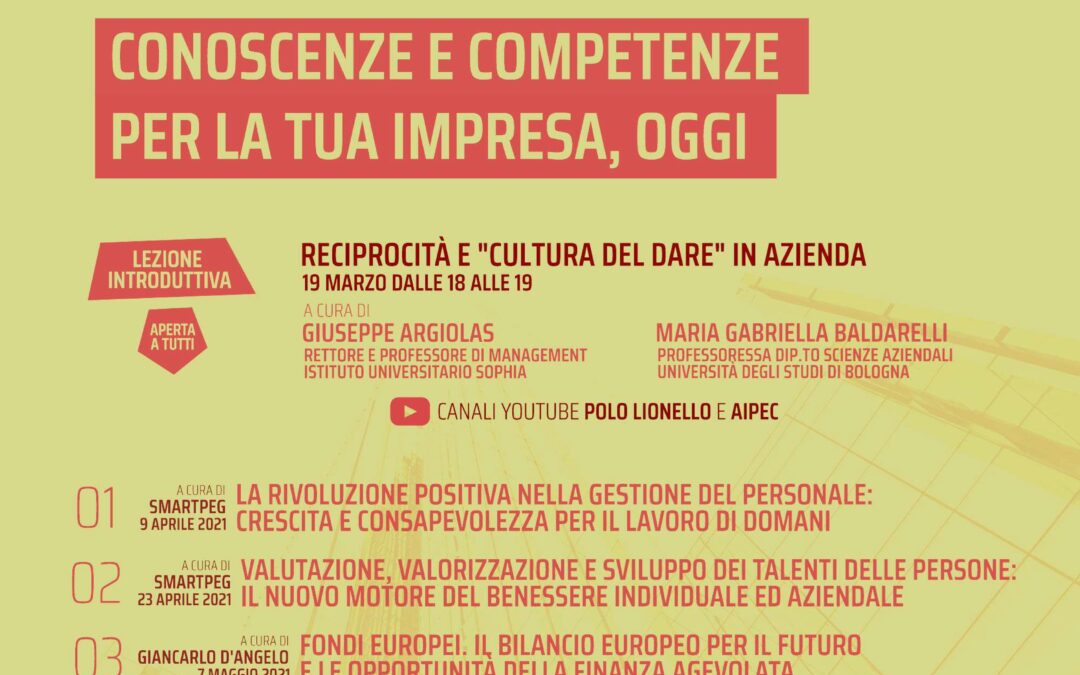 Conoscenze e competenze per la tua impresa, oggi