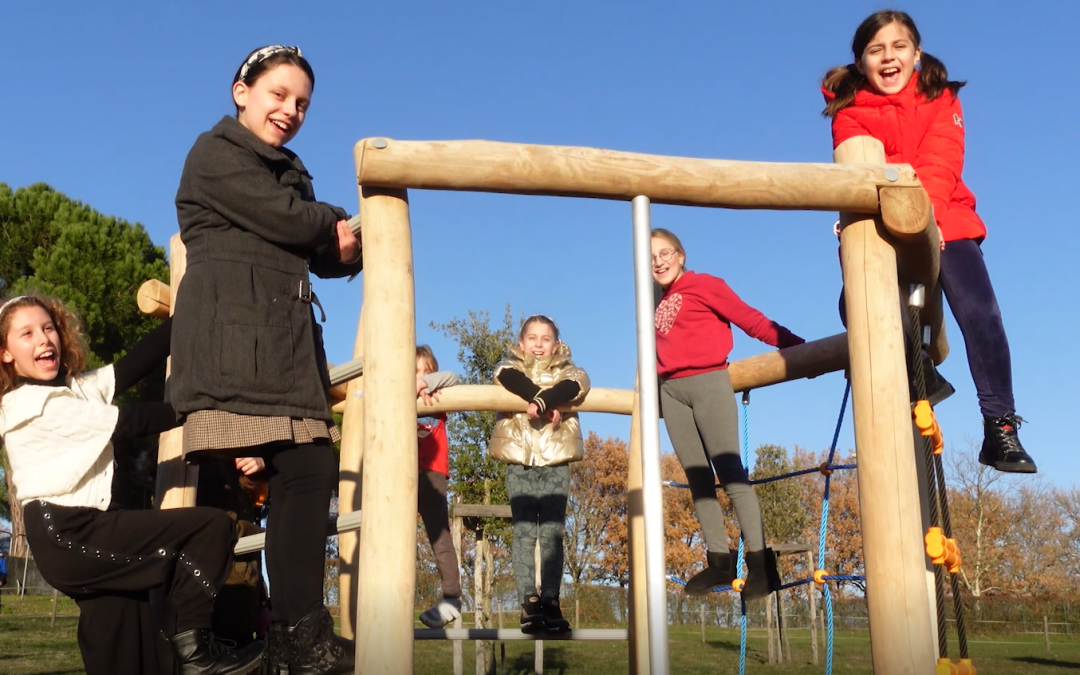 Inauguration of the new playground