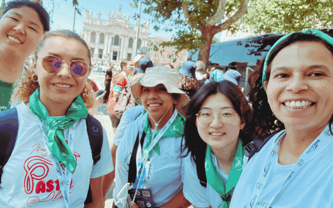 From San Romolo to Rome: two Mexican girls, one Korean girl and one Chinese girl at the Youth Jubilee